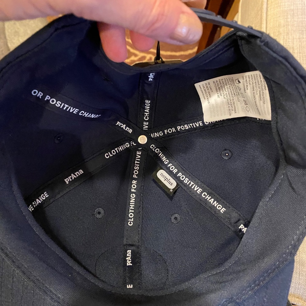 PRANA Gazin Patch Hat navy blue one size - Picture 3 of 4